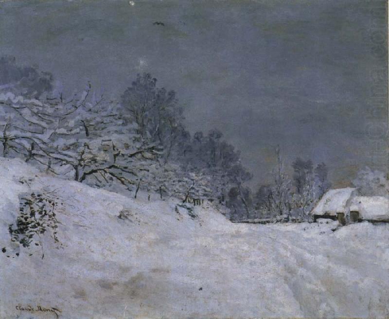 The Road in front of Saint-Simeon Farm in Winter, Claude Monet